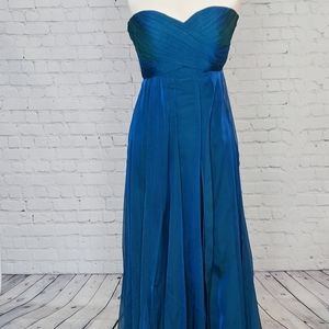 🆕 La Femme 17111 Blue Green Formal Prom Dress 0